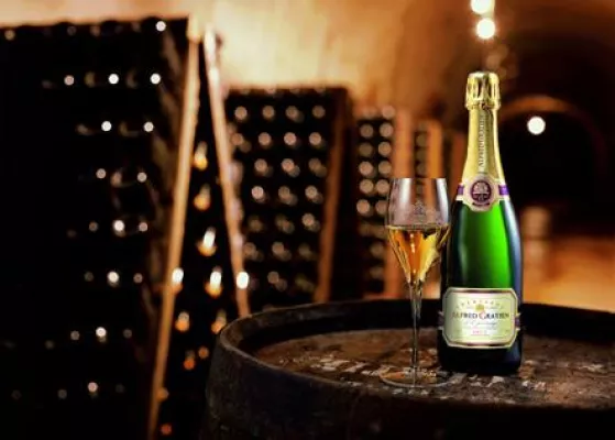 Bild: Das Champagnerhaus Alfred Gratien zu Gast im Töpferhaus