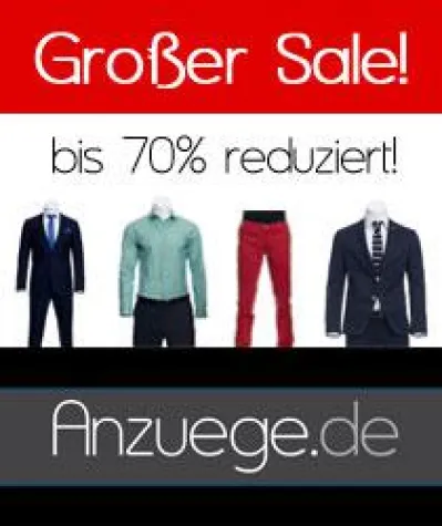 Bild: Jetzt wird’s heiß: Frühjahr/Sommer-Kollektion im Sale bei Anzuege.de