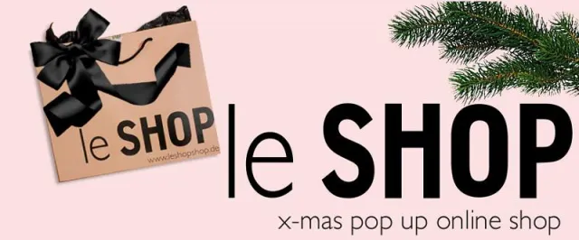 Bild: le Shop startet mit pop-up online store in die Vorweihnachtszeit