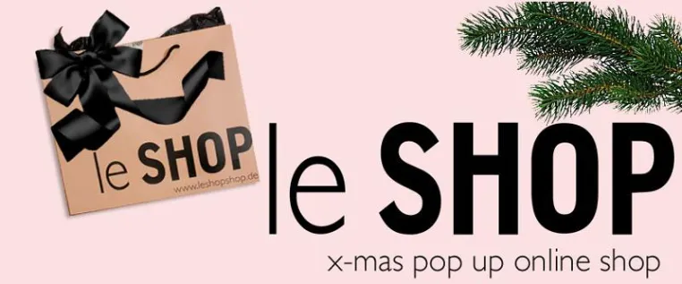 Bild: le Shop startet mit pop-up online store in die Vorweihnachtszeit