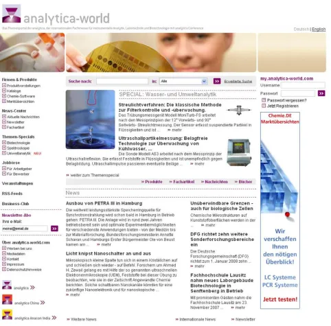 Bild: Die ganze Welt der Analytik auf einen Blick