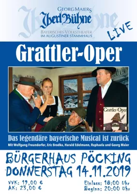 Bild: Iberl Bühne spielt Grattler-Oper im neuen Bürgerhaus Pöcking am Starnberger See