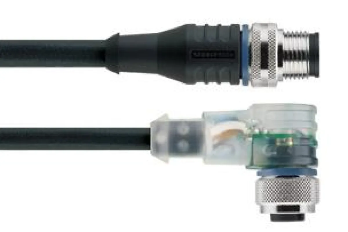 Die Automation Line von ESCHA gibt es jetzt auch in einer geschirmten Variante (oben) und als LED-Version (unten).