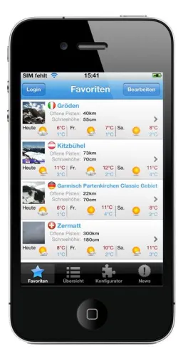 Bild: App auf die Piste: Skigebiete-Test.de startet mit einer neuen iPhone App in die Skisaison 2012/2013