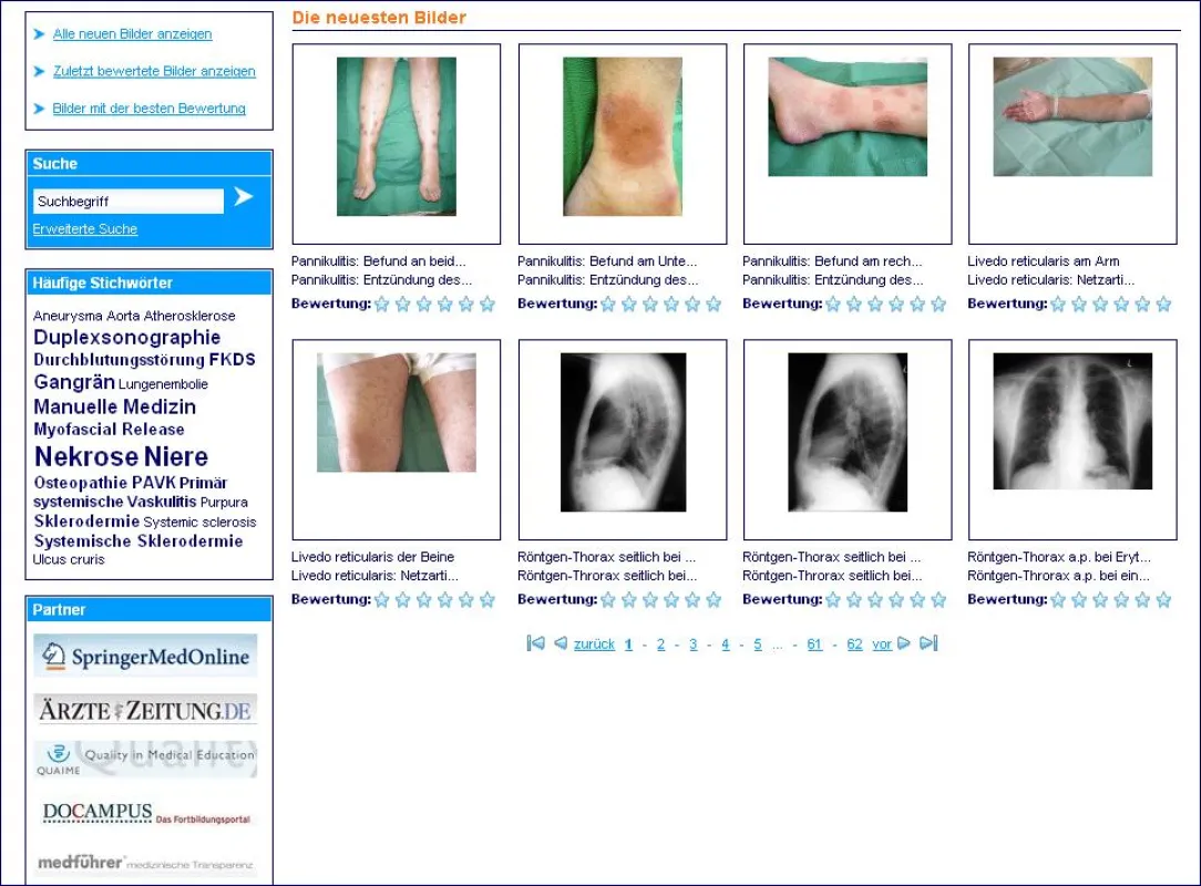 screenshot von www.medizinwelten.de