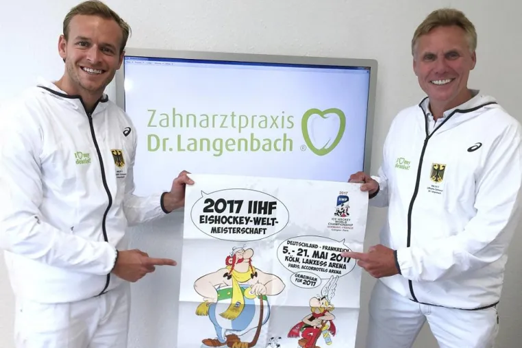 Bild: Kölner Zahnarztpraxis ist offizieller Zahnarzt der Eishockey WM
