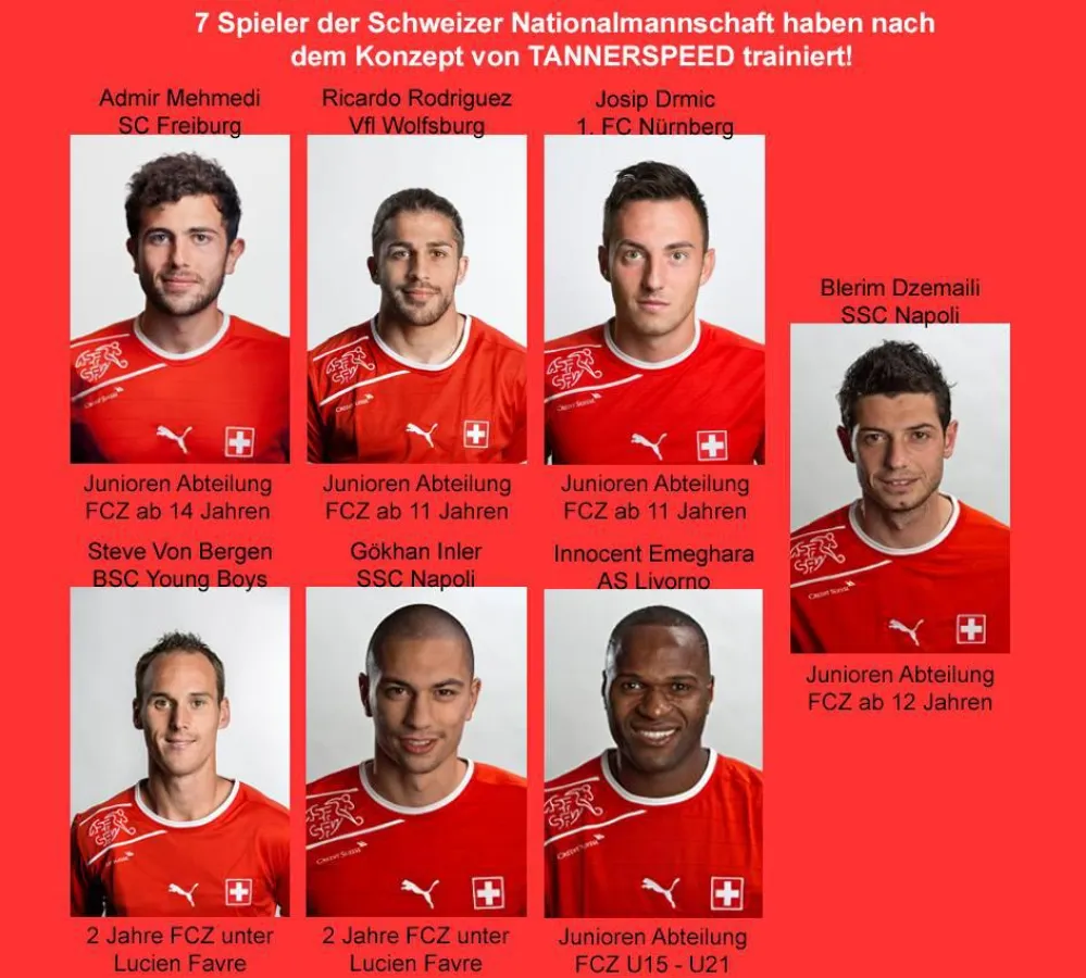 Tanner Speed gratuliert der Schweizer Nationalmannschaft