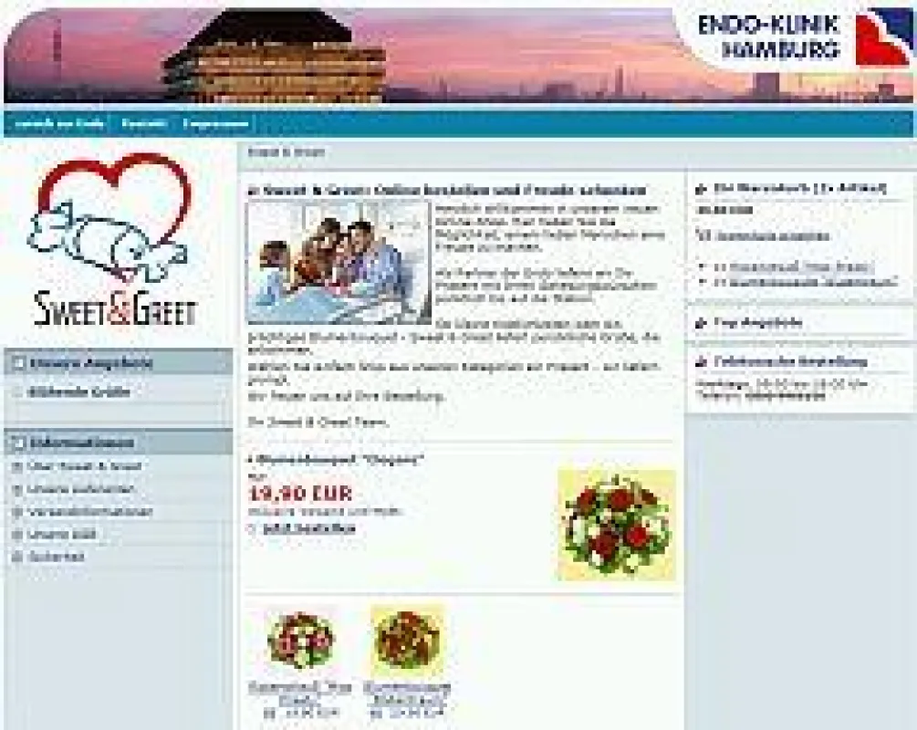 Sweet & Greet ist der erste Online-Lieferservice für Präsente in Krankenhäusern und Seniorenresidenzen