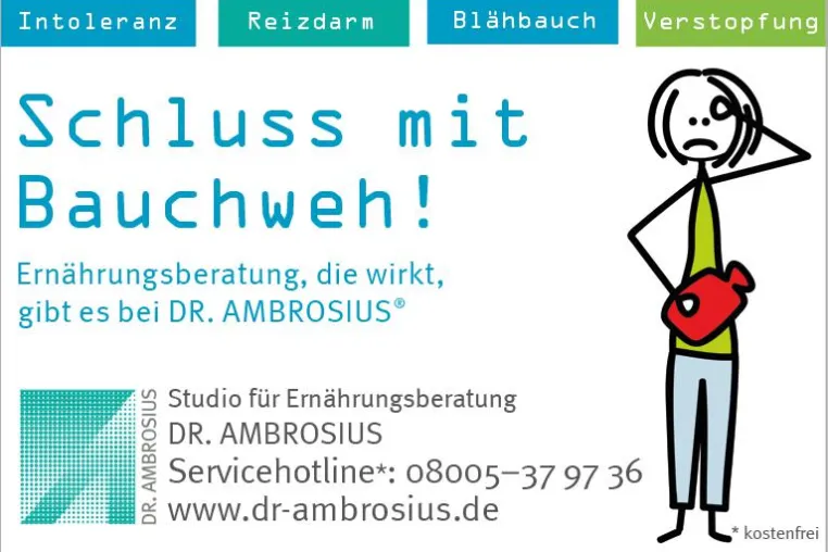Bild: Endlich Schluss mit Bauchweh – Qualifizierte Ernährungsberatung für ein gutes Bauchgefühl
