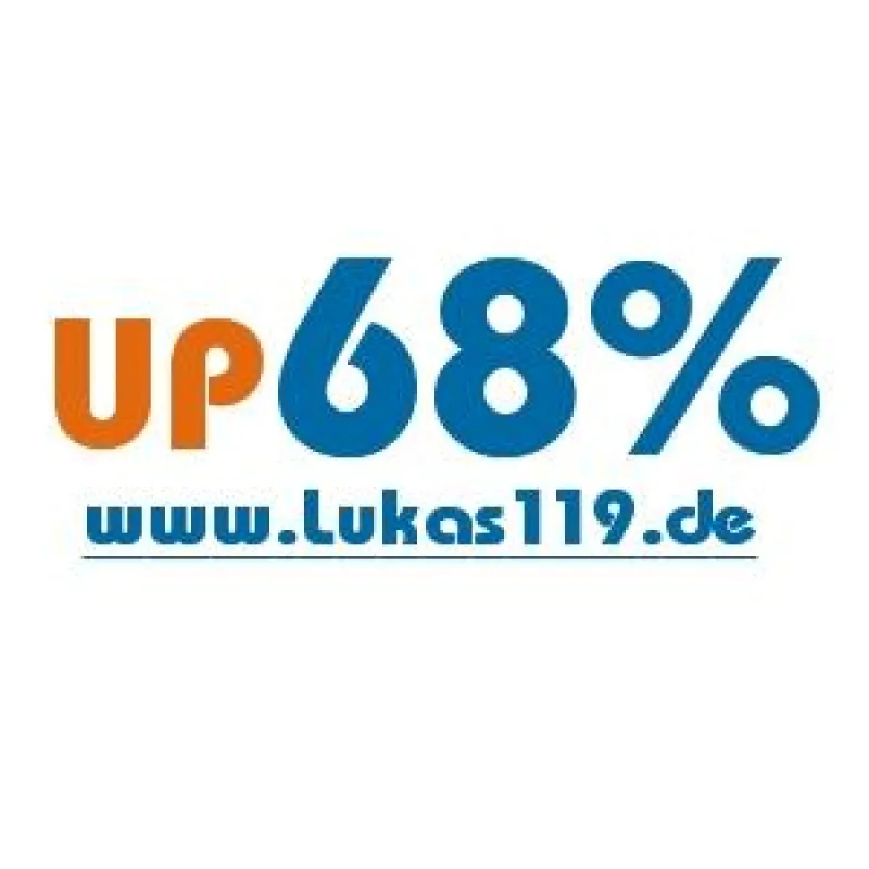 plus 68 Prozent bei Lukas119.de