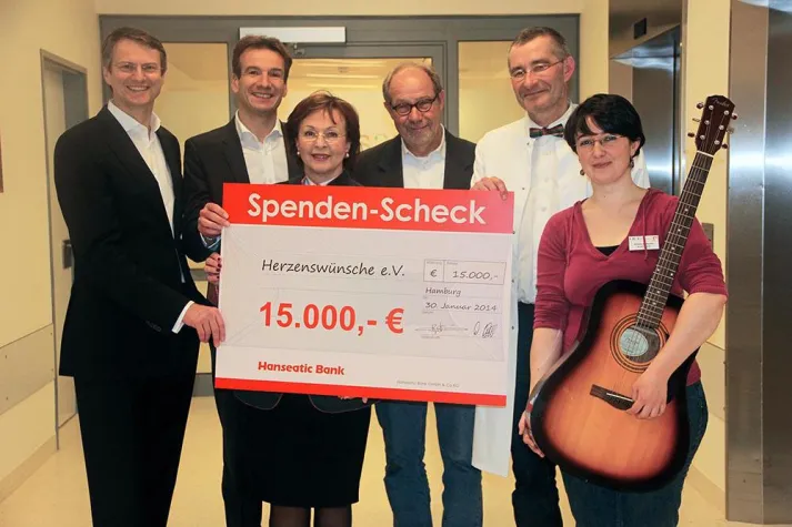 Bild: 15.000 Euro für Herzenswünsche: Hanseatic Bank ermöglicht kranken Kindern Momente des Glücks