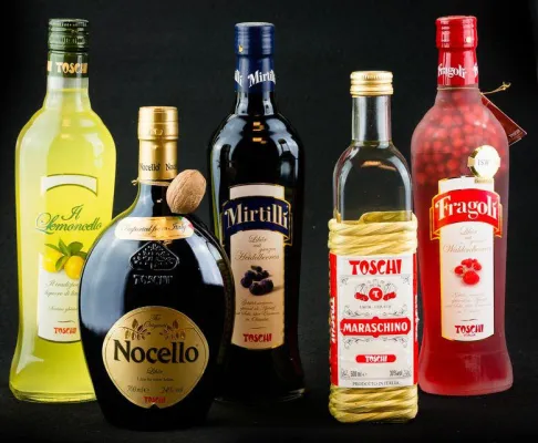 Bild: Fruchtige Sommer-Liköre von Toschi aus Italien
