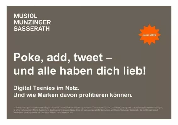 Bild: Poke, add, tweet – und alle haben dich lieb - Eine ethnografische Studie zu Digital Teenies und Marken im Netz