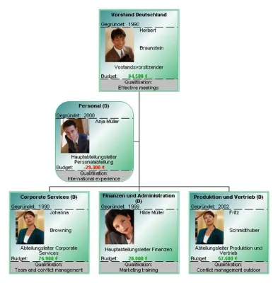 Evolution in der Organigrammerstellung Bild: Evolution in der Organigrammerstellung