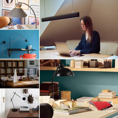 Bild: Licht-Upgrade für Homeoffice und Büro - Lampenwelt.de präsentiert Schreibtischleuchten von HCL bis Kultdesign