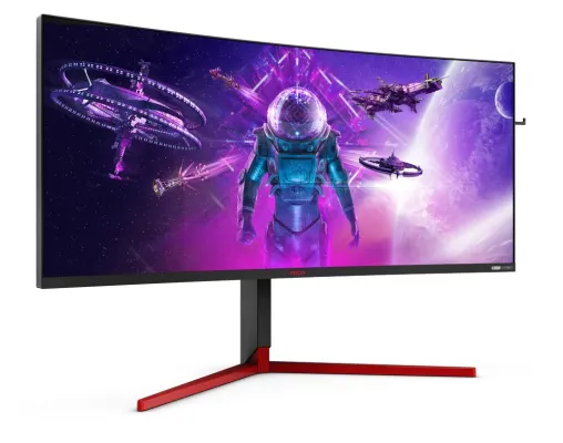 Bild: 200 Hz, VESA DisplayHDR 1000 und G-Sync Ultimate: 35“ Ultrawide-Gaming-Display AGON AG353UCG von AOC