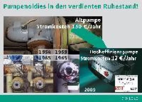 Bild: Pumpen-Oldies - Austausch trotz langlebiger Qualität