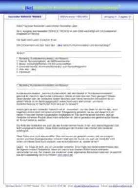 Bild: „Zusätzliche Angebote im Service“ – Aktuelle Ausgabe des Newsletter SERVICE TRENDS jetzt erhältlich