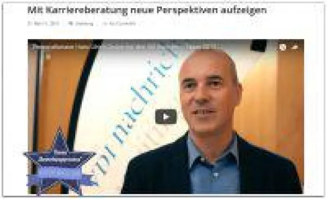 Bild: Blog des Kulmbacher Personalberaters Hans Ulrich Gruber erhält Auszeichnung