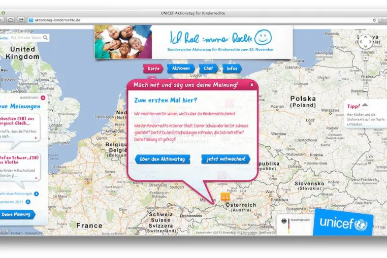 UNICEF und JUNGMUT geben Kindern eine Stimme Bild: UNICEF und JUNGMUT geben Kindern eine Stimme