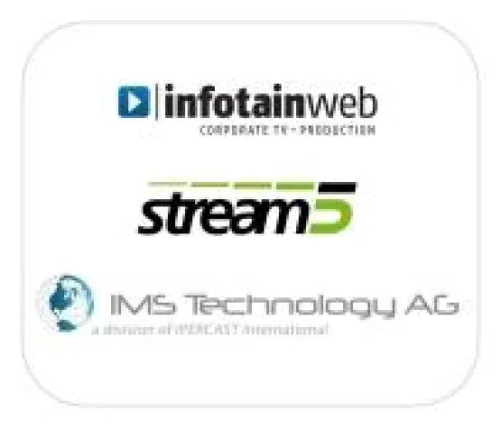 Bild: Erfolgreich mit Online-Videos: IMS Technology, stream5 und infotainweb präsentieren sich gemeinsam auf dmexco