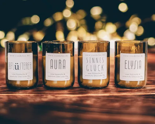 Weihnachtsedition 2025: Candelae Duftkerzen aus Weinflaschen – Sojawachs & ätherische Öle Bild: Weihnachtsedition 2025: Candelae Duftkerzen aus Weinflaschen – Sojawachs & ätherische Öle