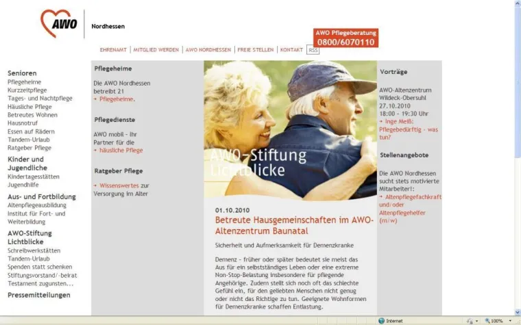 Bild: AWO Nordhessen positioniert sich mit neuem Portal als moderner Dienstleister