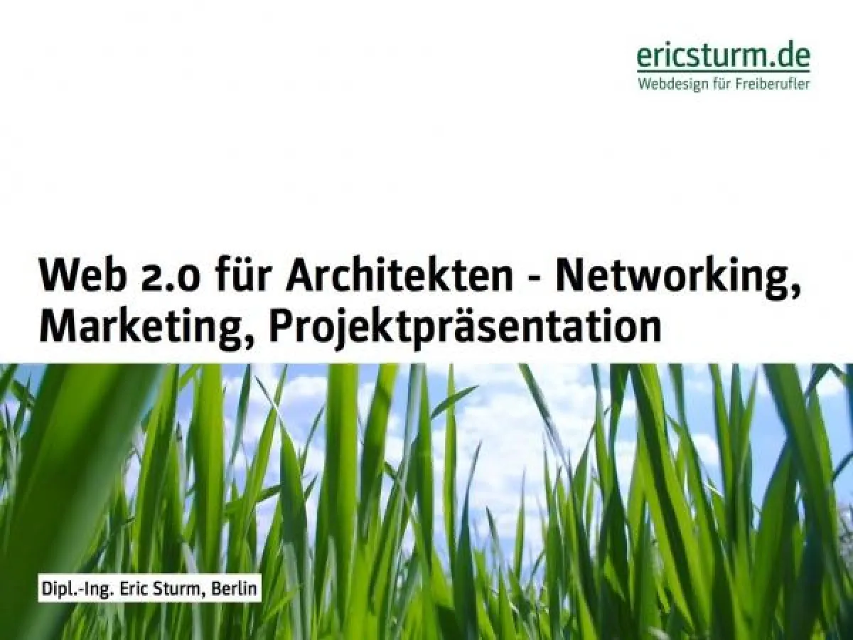 Screenshot der Powerpoint-Präsentation für das Seminar 