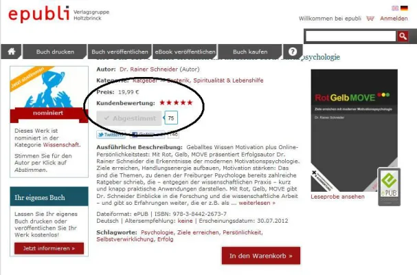 Abstimmen und Buch samt psychologischem Test absahnen Bild: Abstimmen und Buch samt psychologischem Test absahnen
