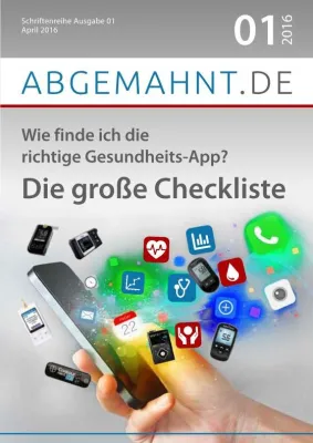 Bild: Wie finde ich die richtige Gesundheits-App? Kostenloses eBook mit Checkliste informiert über Risiken