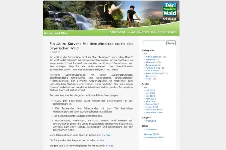 Täglich neu: Ausflugtipps im ArberLand-Blog, Facebook und Twitter Bild: Täglich neu: Ausflugtipps im ArberLand-Blog, Facebook und Twitter