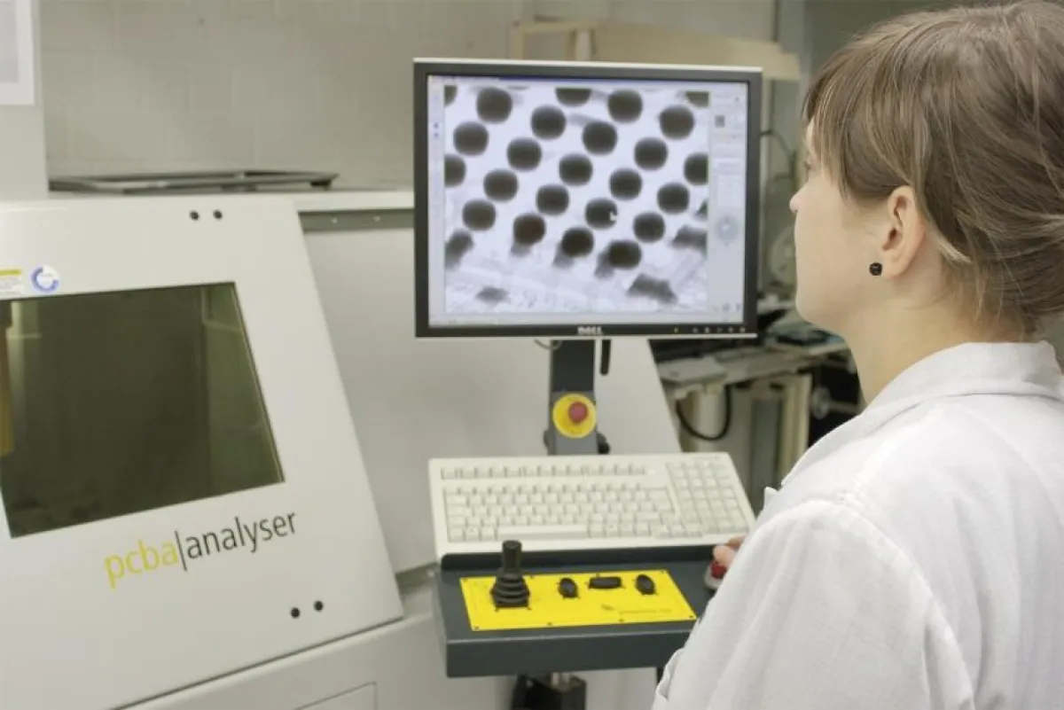 Die Ihlemann AG nutzt Röntgentechnik um BGA-Lötstellen zu prüfen und um das Lötprofil für hochanspruchsvolle Boards zu optimieren