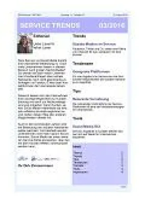 Bild: „Service auf sozialen Plattformen“ – Aktuelle Ausgabe des Newsletter SERVICE TRENDS jetzt erhältlich