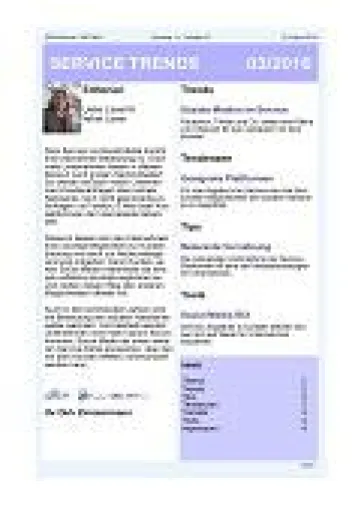 „Service auf sozialen Plattformen“ – Aktuelle Ausgabe des Newsletter SERVICE TRENDS jetzt erhältlich Bild: „Service auf sozialen Plattformen“ – Aktuelle Ausgabe des Newsletter SERVICE TRENDS jetzt erhältlich