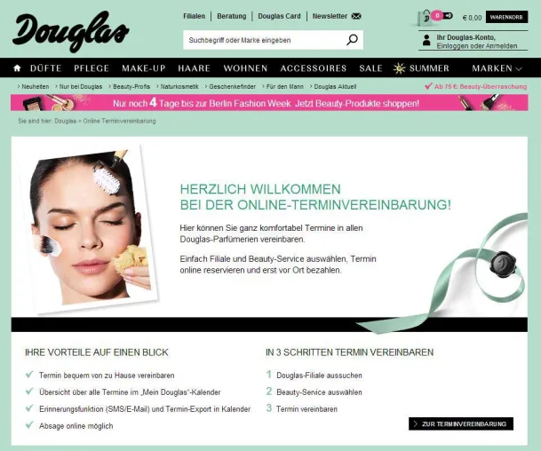 Bild: Timendo expandiert mit Douglas nach Deutschland