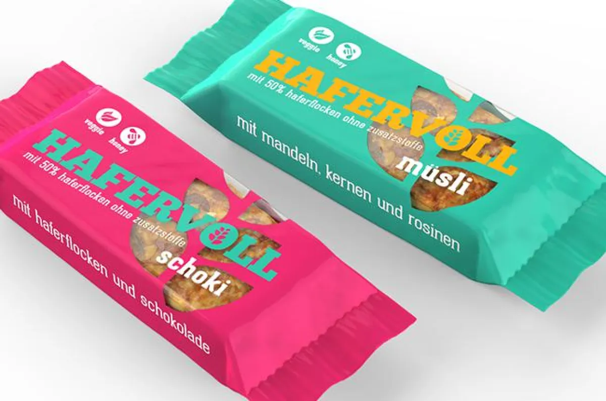 Hafervoll Riegel ohne Zuckerzusatz