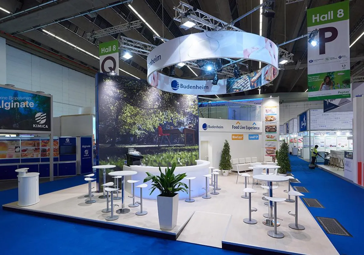 Messestand au der FIE in Frankfurt (Doppelstock)