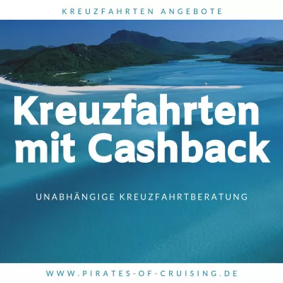 Bild: Pirates Of Cruising bietet 1% Cashback auf Kreuzfahrtbuchungen.