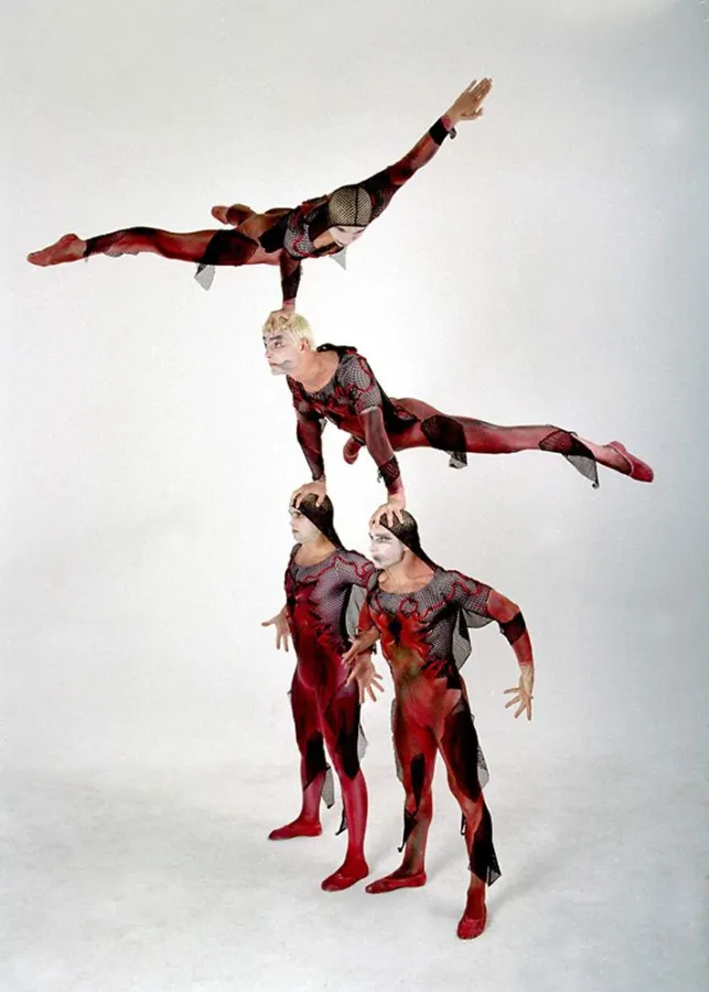 Die Viererakrobatikgruppe Atlantis gehört zu den Höhepunkten der 12. Sportgala 