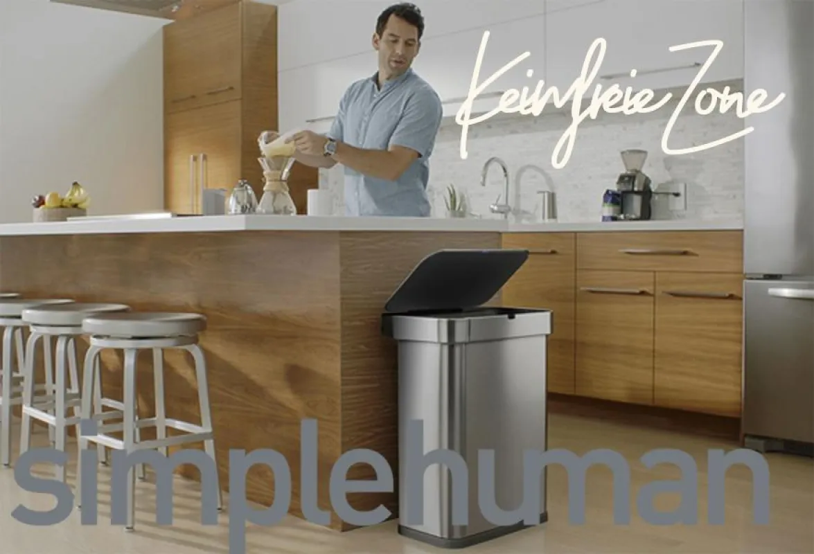 Keimfreie Zone mit simplehuman