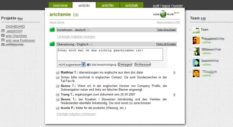Fleißig wie die Ameisen – Innovatives Projekmanagement-Tool von Dr. Web empfohlen Bild: Fleißig wie die Ameisen – Innovatives Projekmanagement-Tool von Dr. Web empfohlen