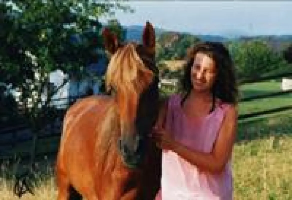 Pferd und Pferdehalter sind glücklich