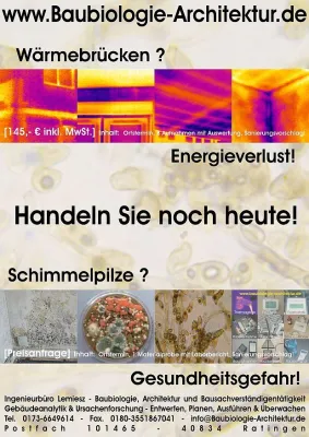 Bild: Vorbeugung gegen Schimmelpilze - Gebäudeschwachstellen über Thermografie sichtbar machen