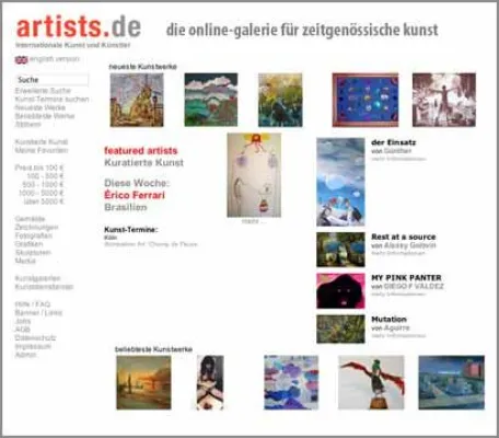 Online-Galerie mit mehr als 30.000 Kunstwerken Bild: Online-Galerie mit mehr als 30.000 Kunstwerken