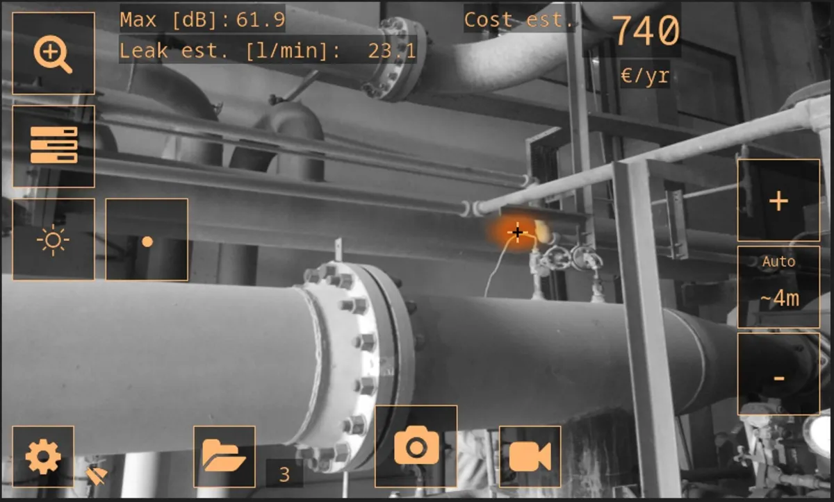 Ultraschal- / Druckluftleckageprüfung