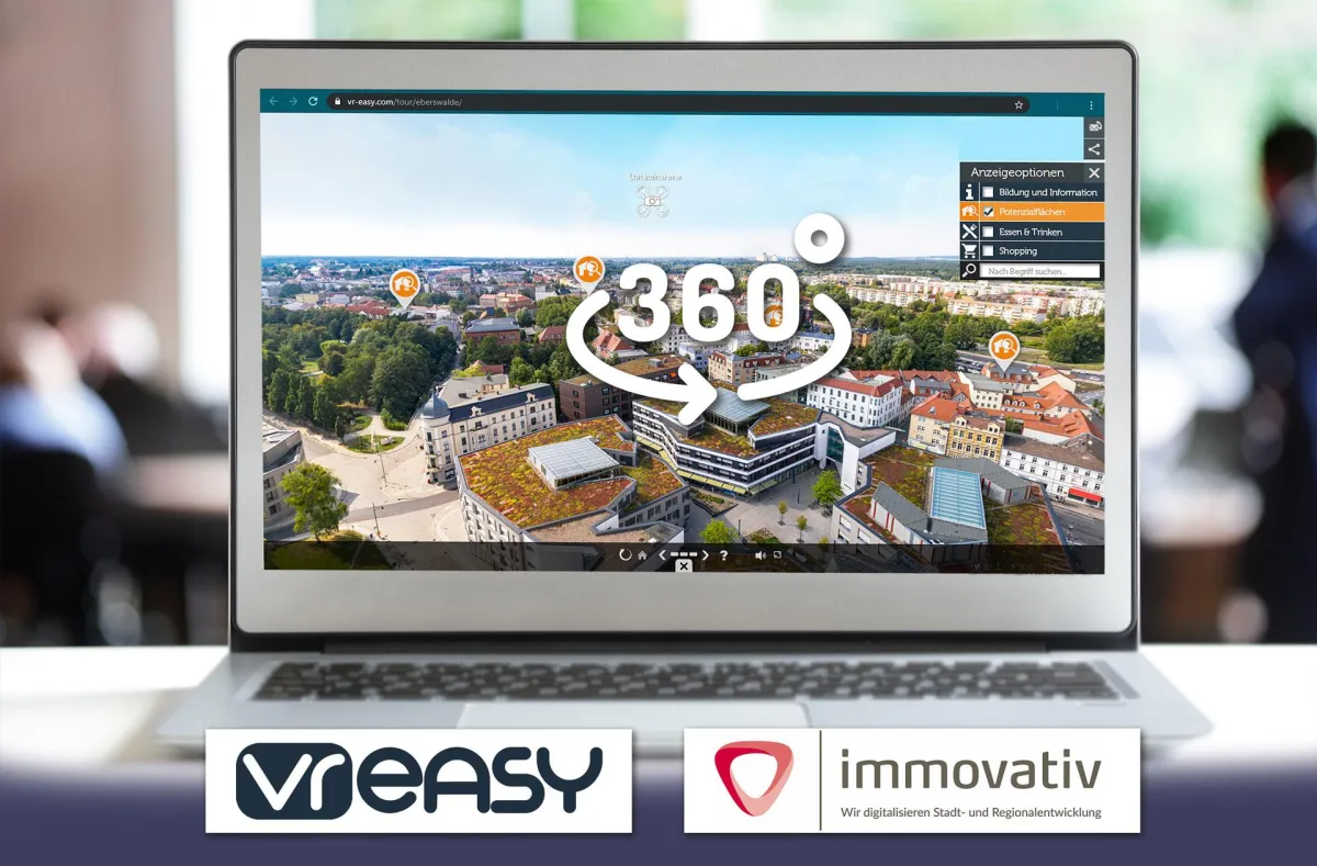 VR-Easy und immovativ bieten digitale Mehrwerte im Stadt- und Standortmarketing