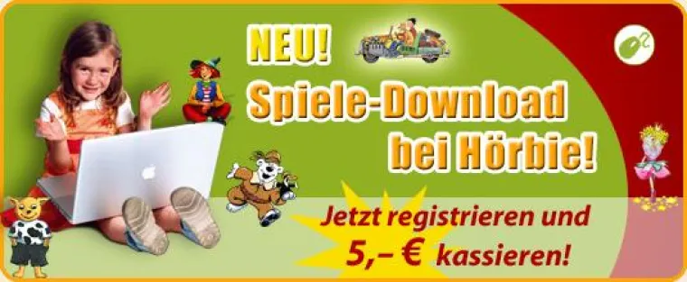 Bild: Hörbie jetzt mit Spieledownload