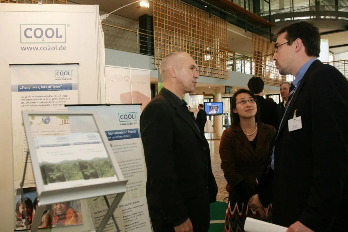 ForestFinance-Stand auf der GreenMeetings Fachkonferenz