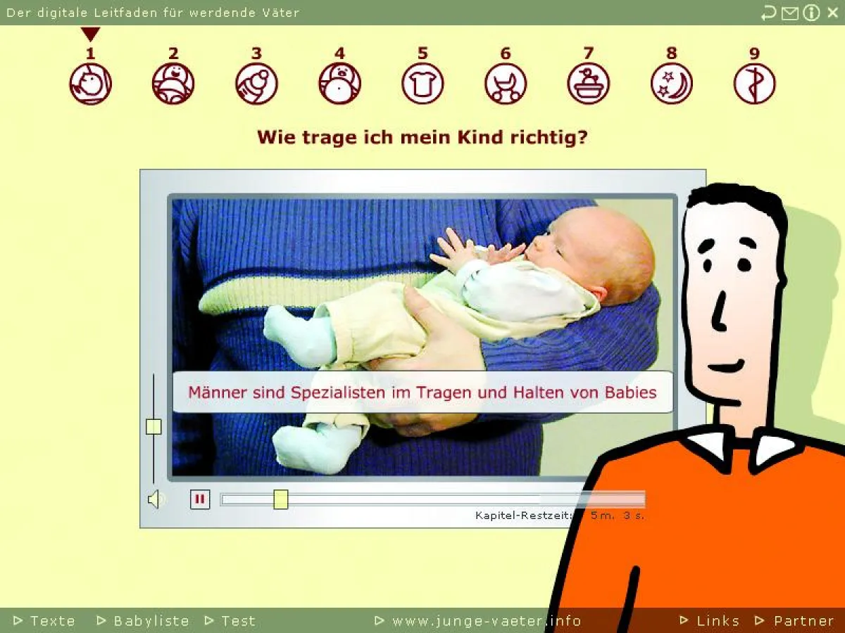 Project DAD, der digitale Leitfaden für (werdende) Väter