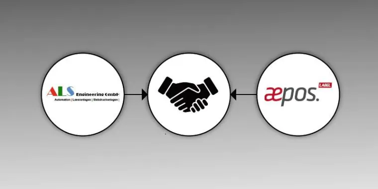 Der aepos.Label Workflow unterstützt die Digitaldruck- und Laserstanzsysteme von ALS Engineering Bild: Der aepos.Label Workflow unterstützt die Digitaldruck- und Laserstanzsysteme von ALS Engineering